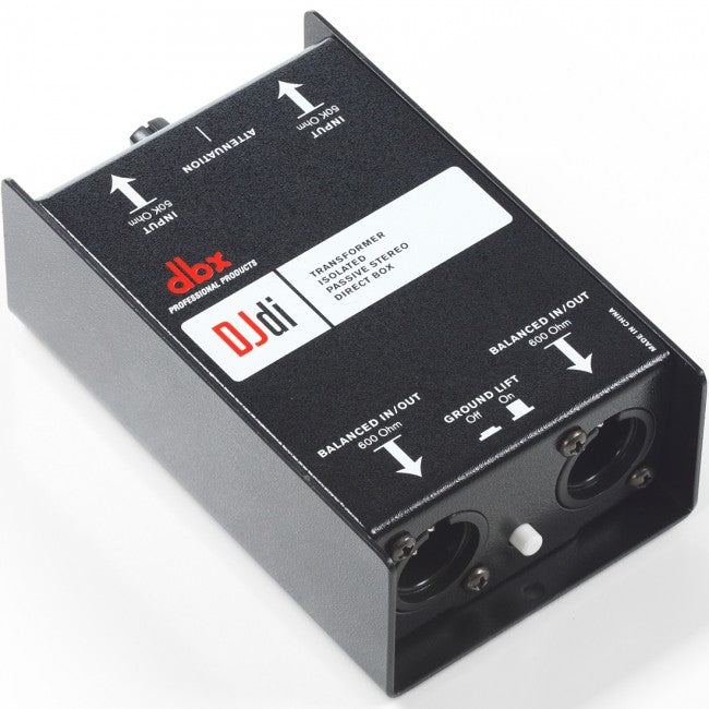 DBX DJDI Passive Direct Box 2-Channel