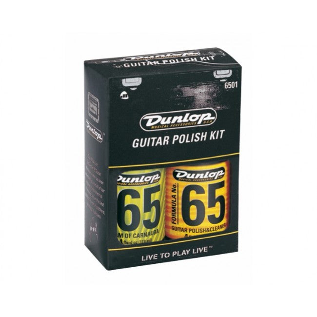 Dunlop Guitar Polish Kit Formula No. 65 Cleaner & J6501