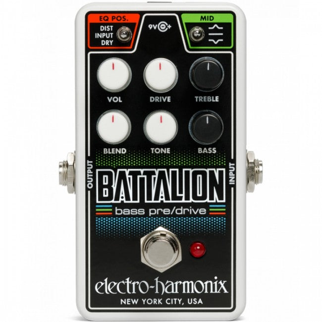 EH Nano Battalion Bass Prea/Drive Pedal