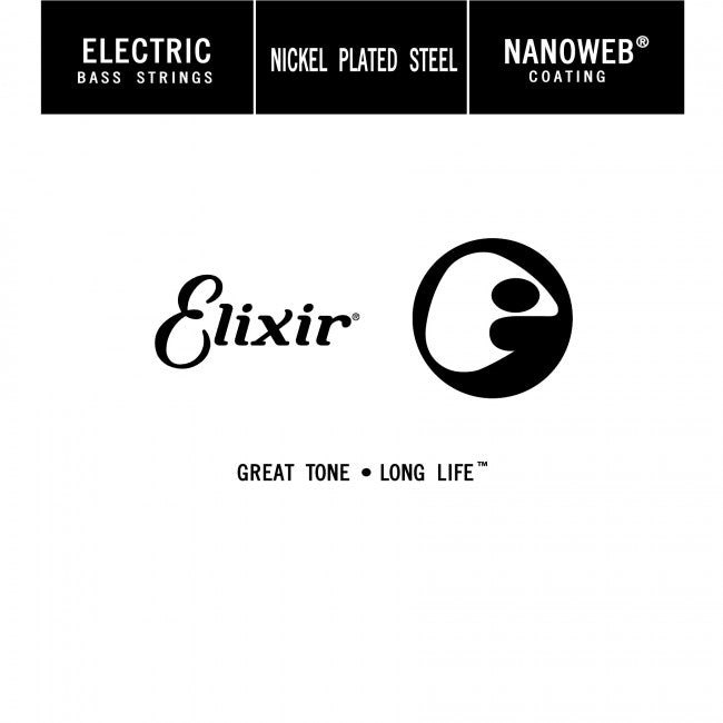 Elixir 15431 Bass Guitar Nanoweb 0.130 XL Single String