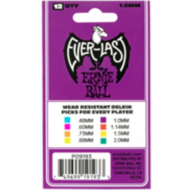 Ernie Ball 9193 Everlast Derlin Picks 12-Pack
