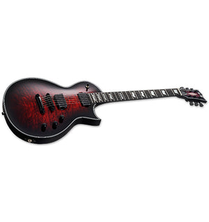 ESP E-II Eclipse Electric Guitar See Thru Black Cherry Sunburst w/ Fishmans