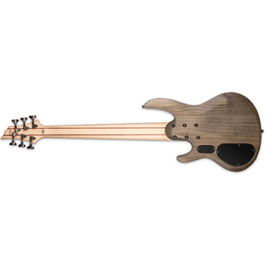 ESP LTD B-206SM Bass Guitar 6-String See Thru Black Satin Spalted Maple Top w/ Active EQ