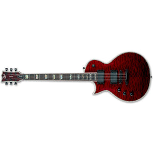 ESP LTD EC-1000 Eclipse Electric Guitar Left Handed See Thru Black Cherry Quilted Maple w/ EMGs