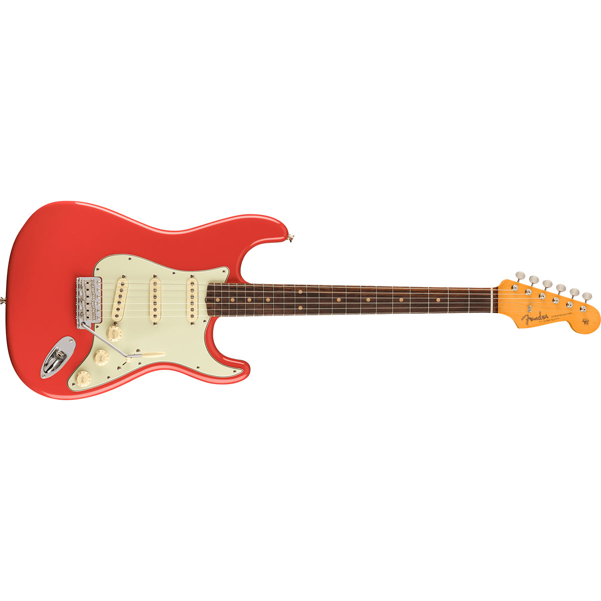 Fender American Vintage II 1961 Stratocaster Electric Guitar Rosewood Fingerboard Fiesta Red - 0110250840