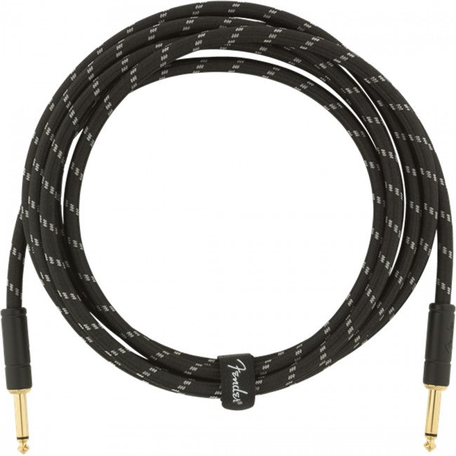 Fender Deluxe Ins Cable 10ft Black Tweed