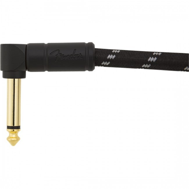 Fender Deluxe Ins Cable 30cm Angle/Angle Black