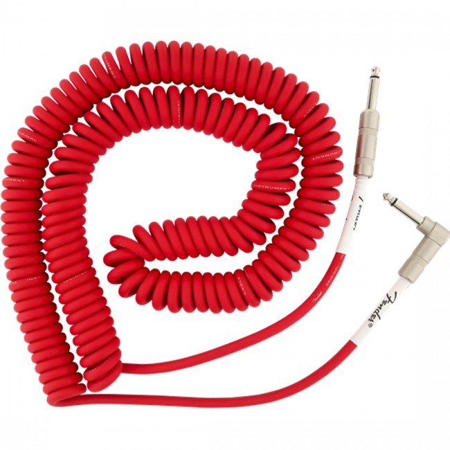 Fender Original Series Coil Instrument Cable 30ft Fiesta Red