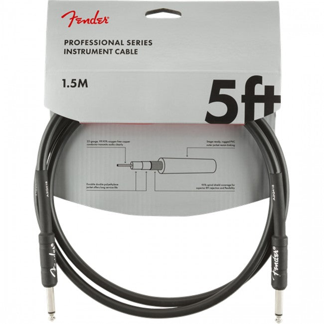 Fender Professional Instrument Cable 5ft