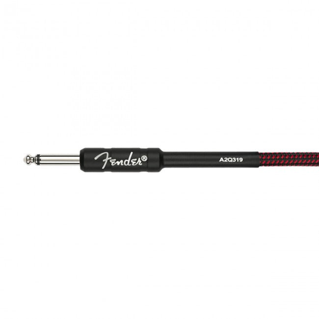 Fender Professional Series Coil Guitar Cable Instrument Lead 9m (30ft) Red Tweed