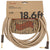 Fender Festival Guitar Cable 5.5m (18.6ft) Angled Instrument Lead Pure Hemp Natural - 0990918021