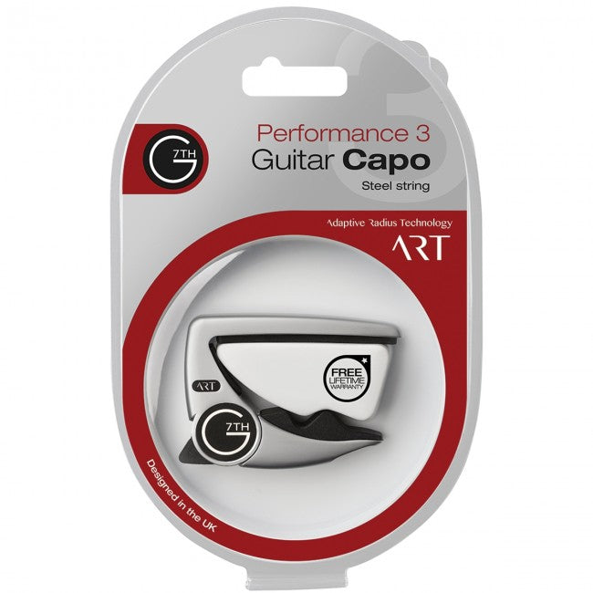 G7th G7 Performance 2 Guitar Capo Acoustic & Electric Silver Cased