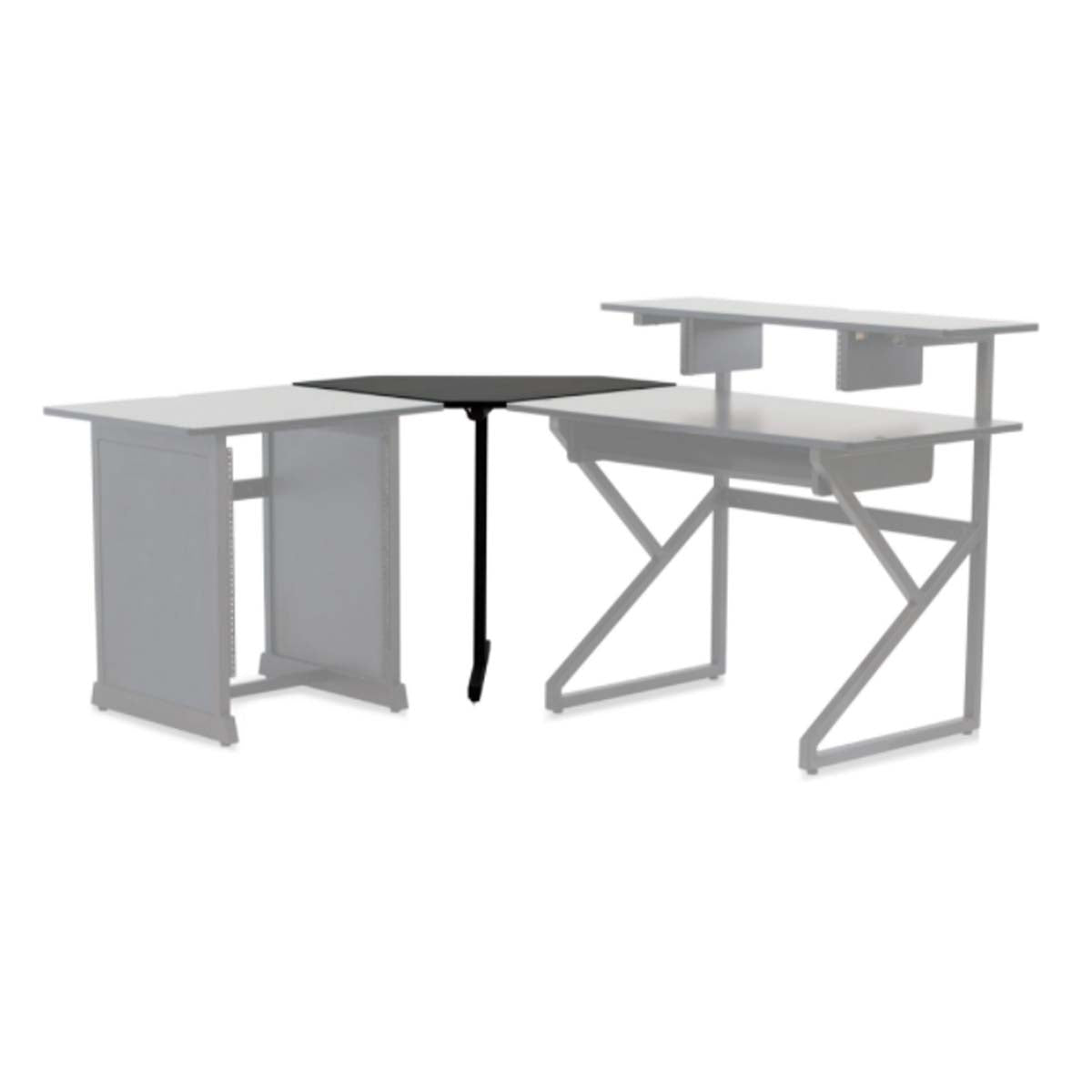 Gator GFWDESKCRNR Studio Desk Corner Section – Black