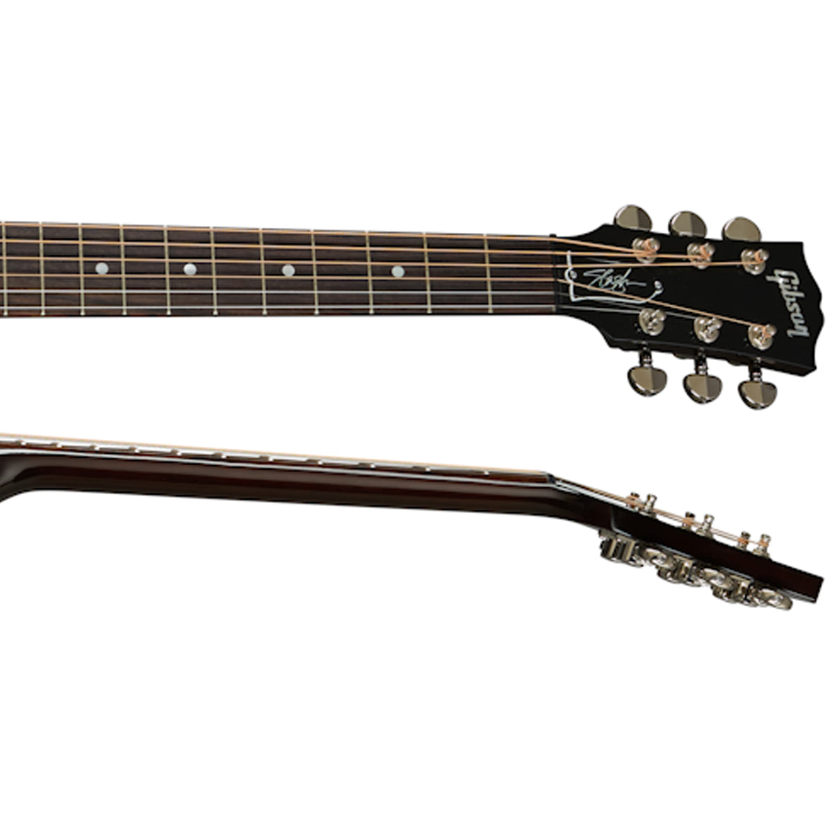 Gibson Slash J-45 Acoustic Guitar Left Handed November Burst w/ Pickup & Hardcase - AMRS45SLNBL