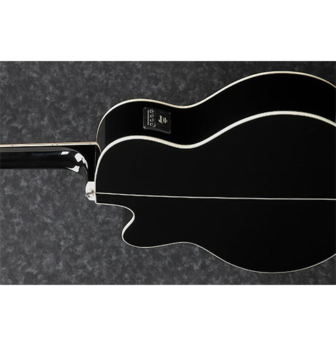 Ibanez AEB8E BK Acoustic Bass Guitar Black w/ Pickup & Cutaway