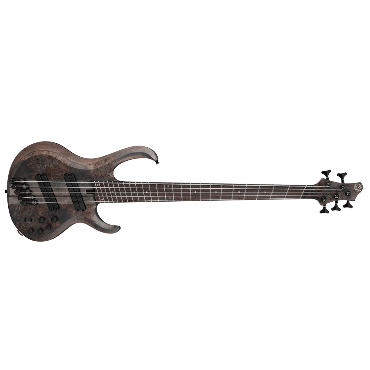 Ibanez BTB805MS Bass Guitar 5-String Multi-Scale Transparent Gray Flat w/ Case