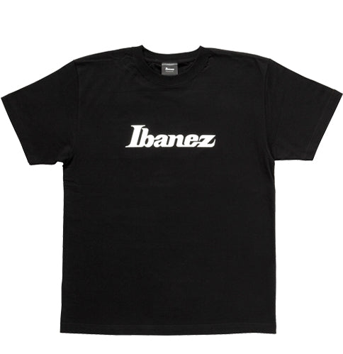 Ibanez IBAT007S Black T-Shirt White Logo Small