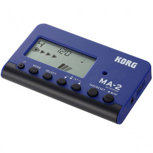 Korg MA2 Digital Metronome Blue MA-2 Angle