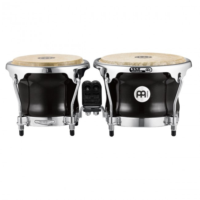 Meinl FFB400BK Fibercraft Series Fiberglass Bongo 7 & 8 1/2inch True Skin Cow Head