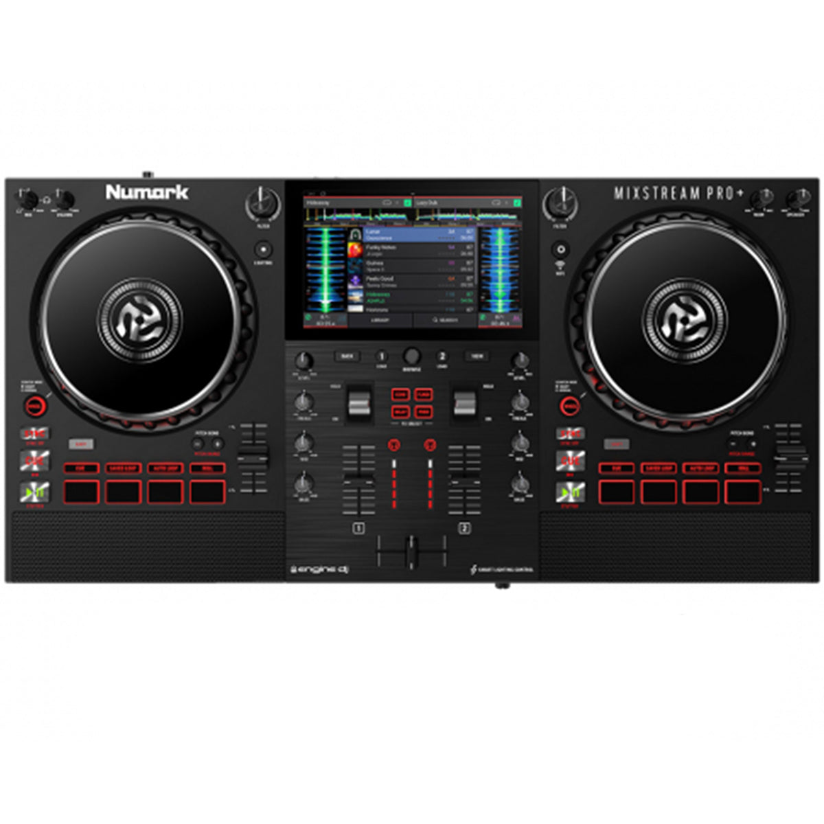 Numark Mixstream Pro + Plus Standalone DJ Controller w/ WiFi Music Streaming