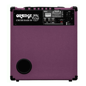 Orange Crush Bass 50 Guitar Amplifier Glenn Hughes Purple Limited Edition 50w Combo Amp