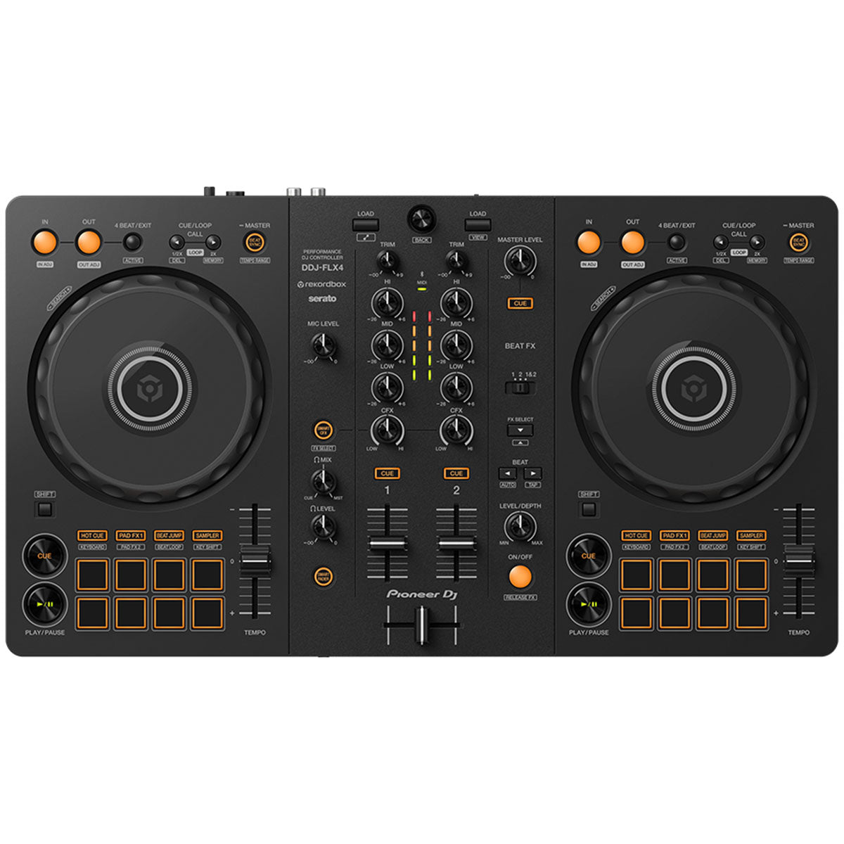 Pioneer DDJ-FLX4 DJ Controller 2-Channel for Rekordbox & Serato DJ Pro DDJFLX4
