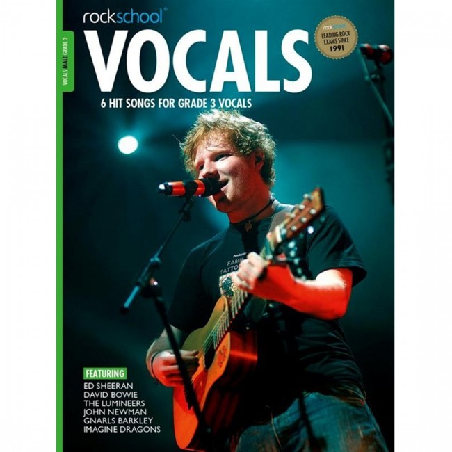 ROCKSCHOOL Vocals Grade 3 Male 2014-2020 Book