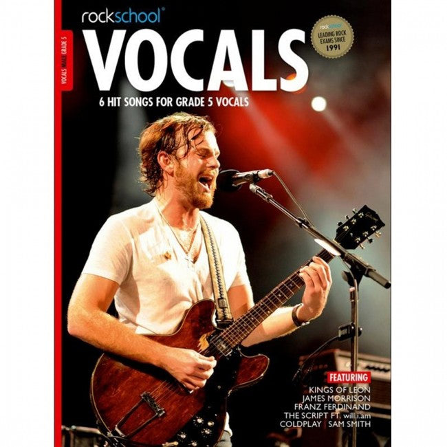 ROCKSCHOOL Vocals Grade 5 Male 2014-2020 Book