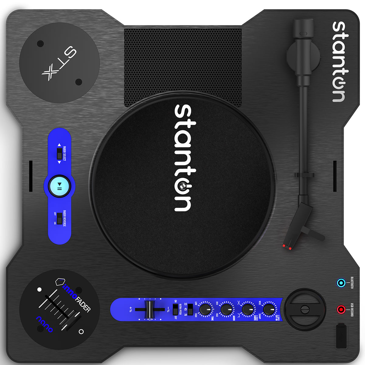 Stanton STX Portable Turntable w/ Mini Innofader Nano Crossfader