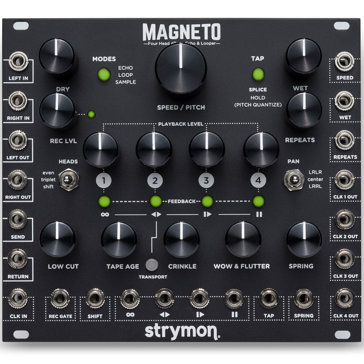 Strymon Magneto - Four Head dTape Echo and Looper Eurorack Module