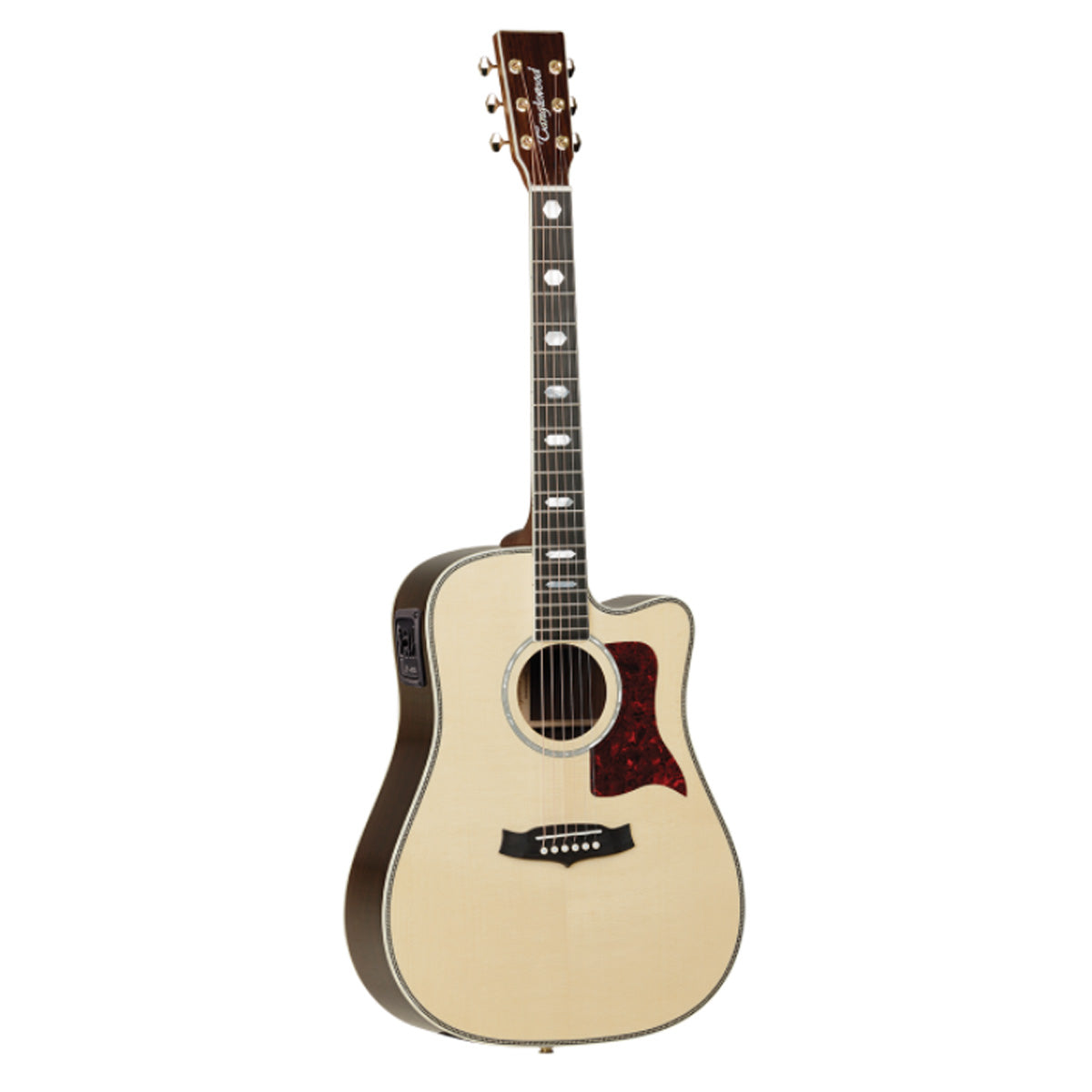 Tanglewood TW1000HSRCE Heritage Acoustic Guitar Dreadnought Natural w/ Pickup & Case