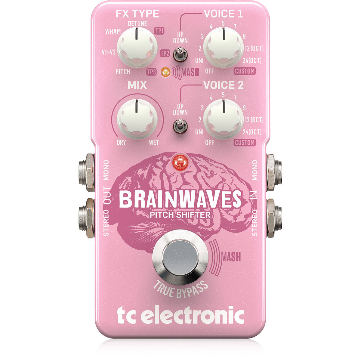 TC Electronic Brainwaves Pitch Shifter Effects Pedal