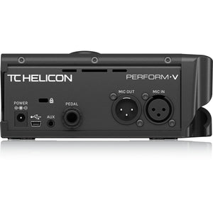 TC Helicon Perform-V Mic Stand Mount Vocal Processor Black