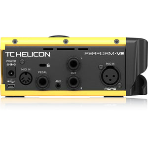 TC Helicon Perform-VE Vocal Manipulator w/ Midi Pitch Control Yellow