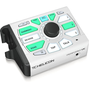 TC Helicon Perform-VK Mic Stand Mount Vocal Processor w/ Effects White