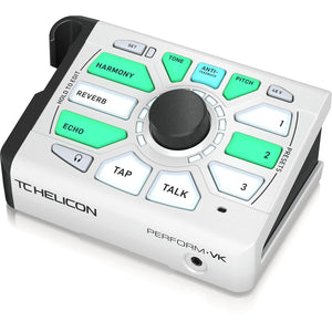 TC Helicon Perform-VK Mic Stand Mount Vocal Processor w/ Effects White