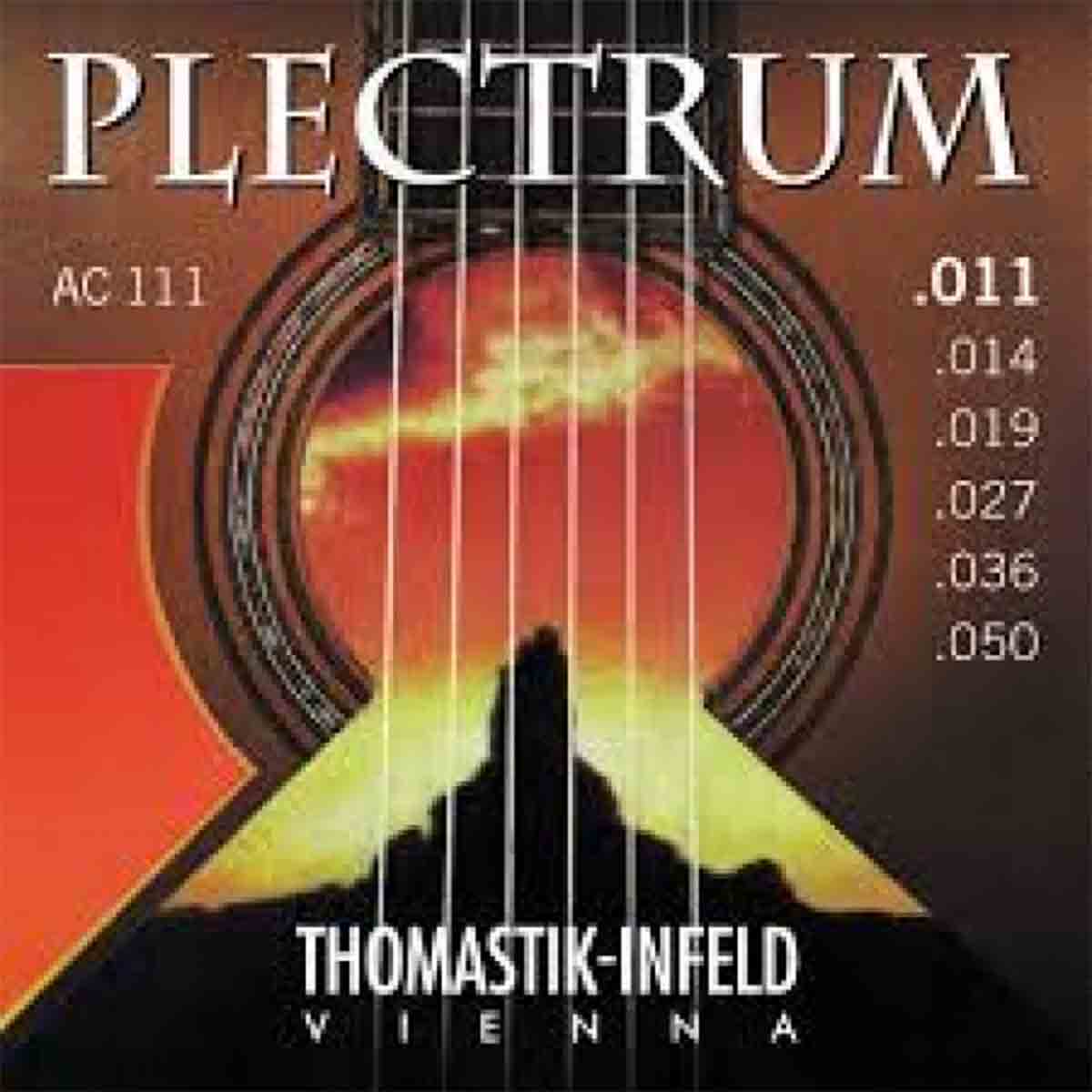 Thomastik AC111 Plectrum Acoustic Guitar Strings Set Light 11-50 .011 - .050