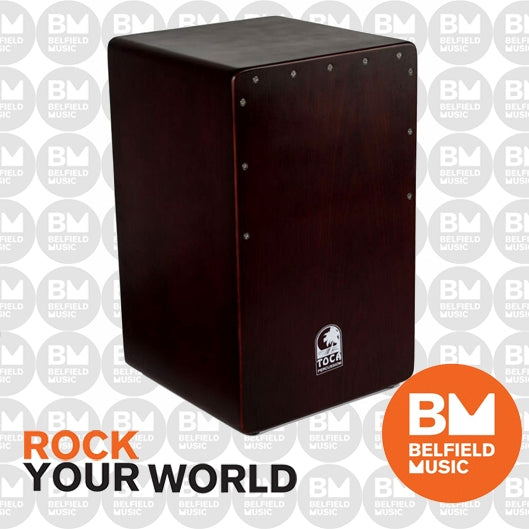 Toca Cajon Flamenco Mahogany Bass Reflex w/ Fixed Snare - TCAJFM
