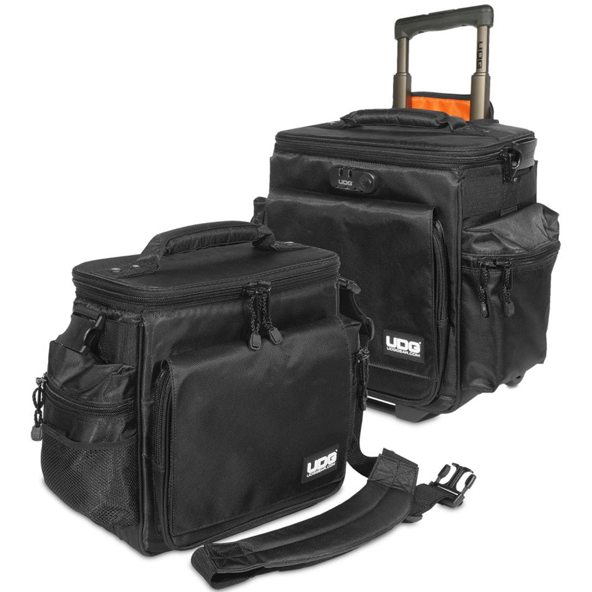 UDG U9679BL/BL Ultimate SlingBag Trolley Set DeLuxe BLK/BLK