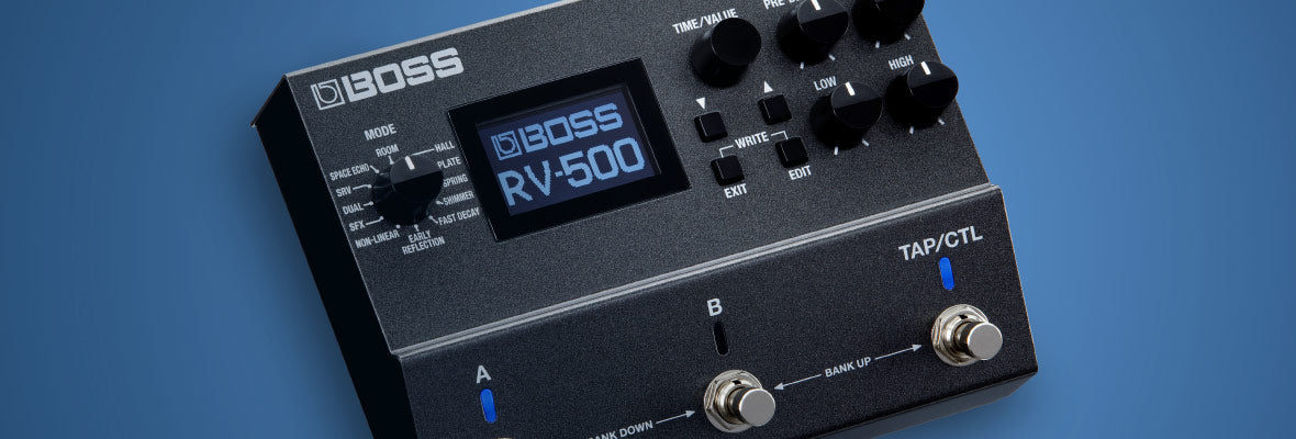 Boss Reverb Effects Pedals