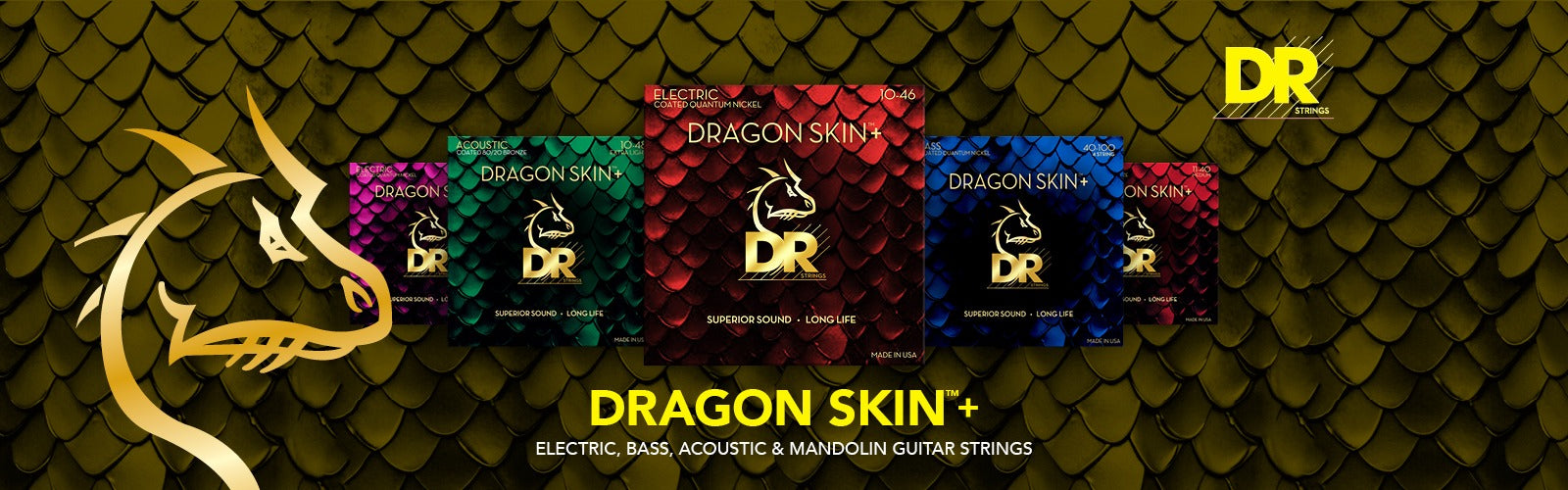 DR Strings Dragon Skin+ Strings