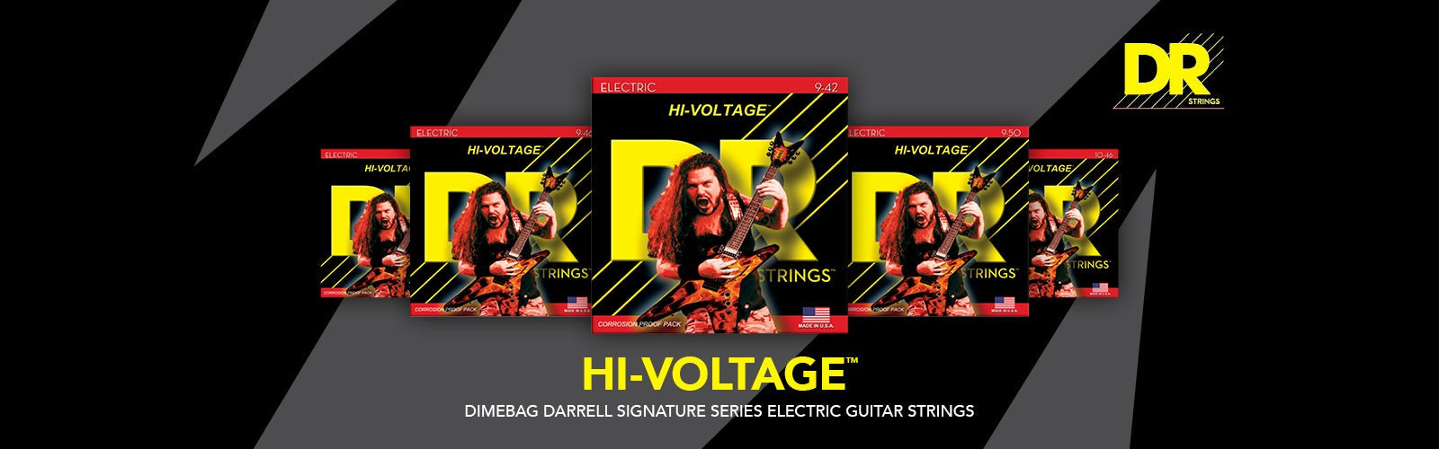 DR Strings Hi-Voltage Dimebag Darrell Signature Strings