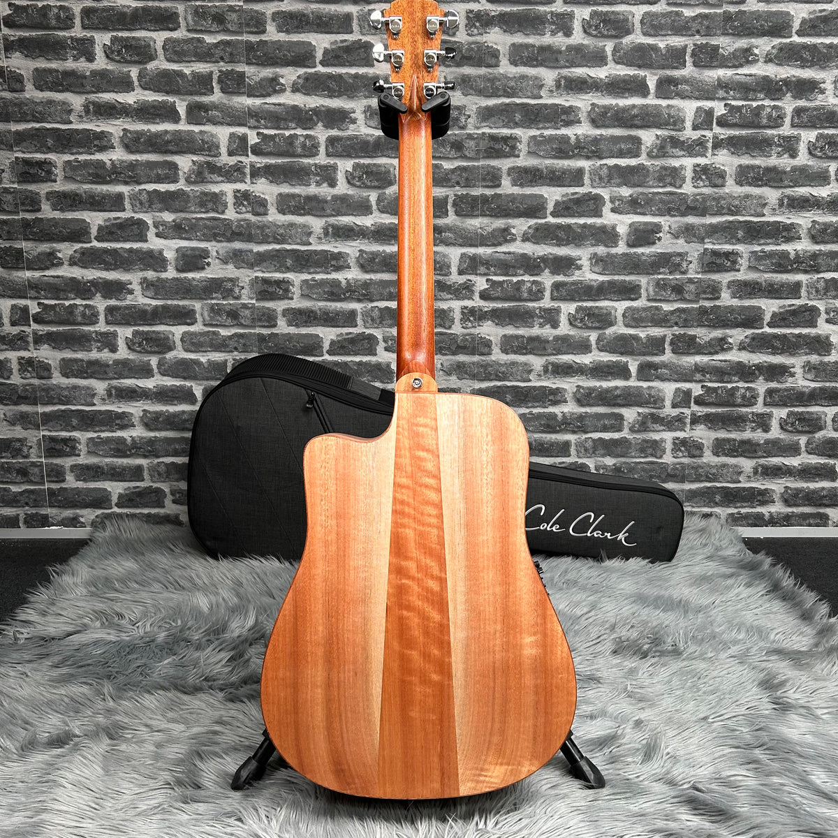 Cole Clark SFL1 Studio Dreadnought Acoustic Guitar - Redwood Face, Queensland Maple Back & Sides w/ Pickup & Cutaway