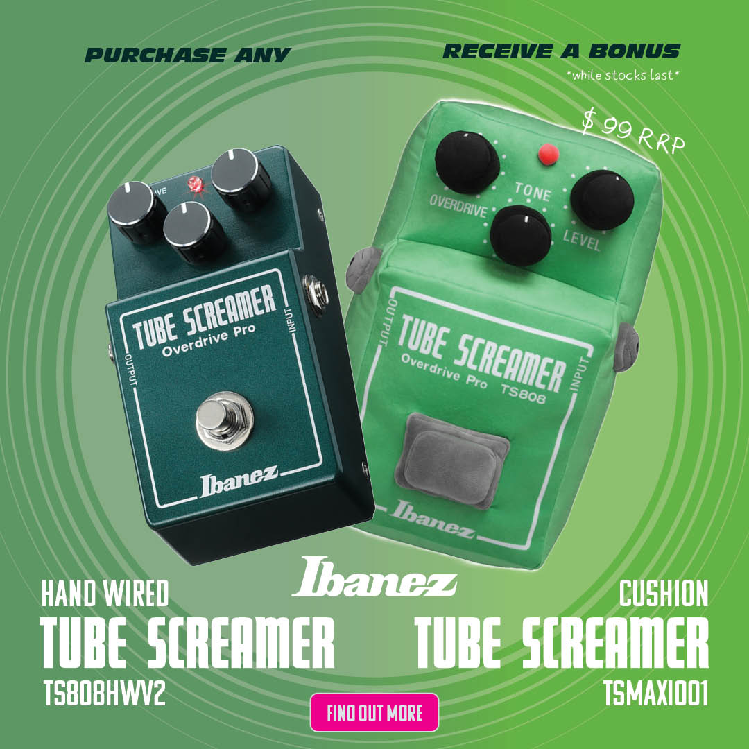 Ibanez TS808HWV2 Tube Screamer Hand Wired Effects Pedal
