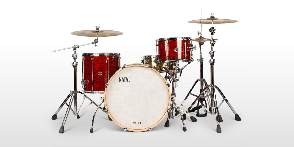 Natal Zenith Drum Kit Forge Red (22 Bass, 12 Tom, 16 Floor) Shell Pack Only