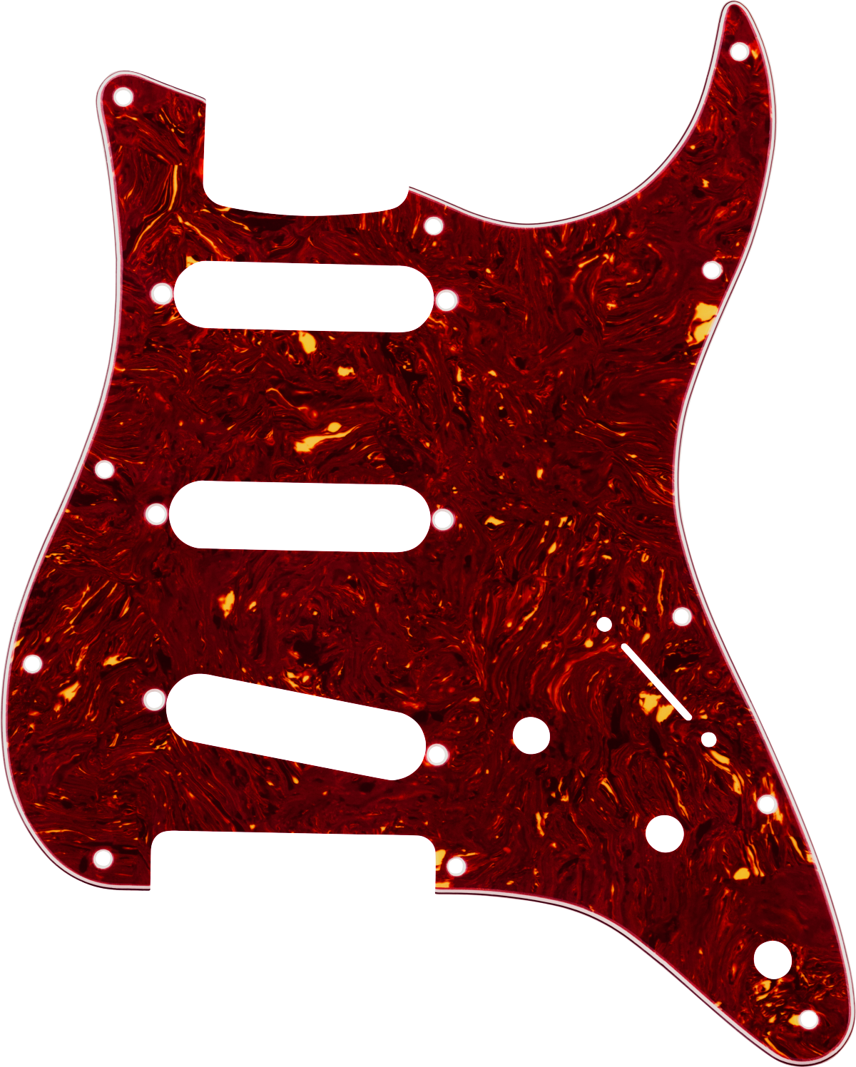 Fender Landau Coma Stratocaster SSS Pickguard - 7725338049