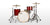 Natal Zenith Drum Kit Forge Red (22 Bass, 12 Tom, 16 Floor) Shell Pack Only