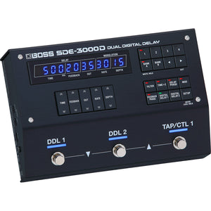 Boss SDE-3000D Dual Digital Delay Effects Pedal - SDE3000D