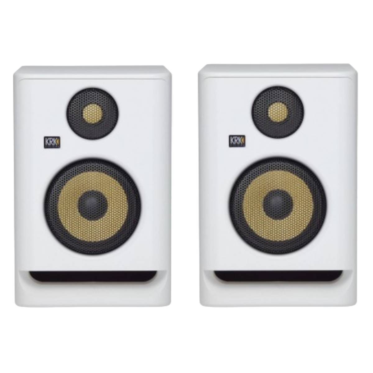 2 x KRK Rokit 5 Gen5 130W 5inch Active Studio Monitor w/ DSP - White - Pair