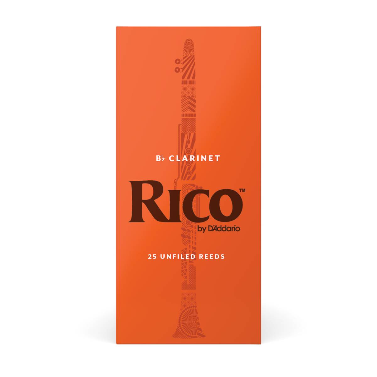 25 Pack of Rico Bb Clarinet Reed Size 3.0 Replacement Reeds - RCA2530